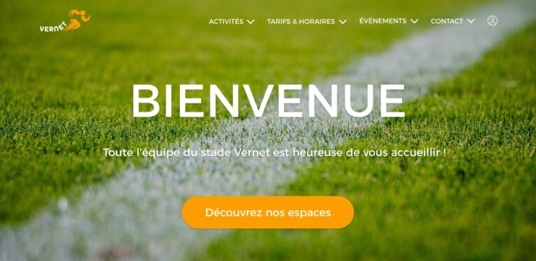 Capture de la page d'accueil d'une maquette web réalisé sur adobeXD par Cédric Rouzès