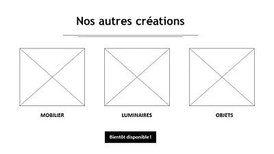 Capture d'écran d'un wireframe réalisé par Cédric Rouzès sur powerpoint